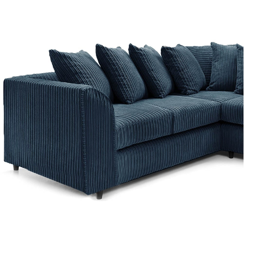 Hannah Jumbo Cord Scatter Back 2c2 Corner Sofa