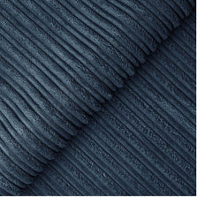 Hannah Jumbo Cord Full Back 2 Seater Sofa Navy Blue
