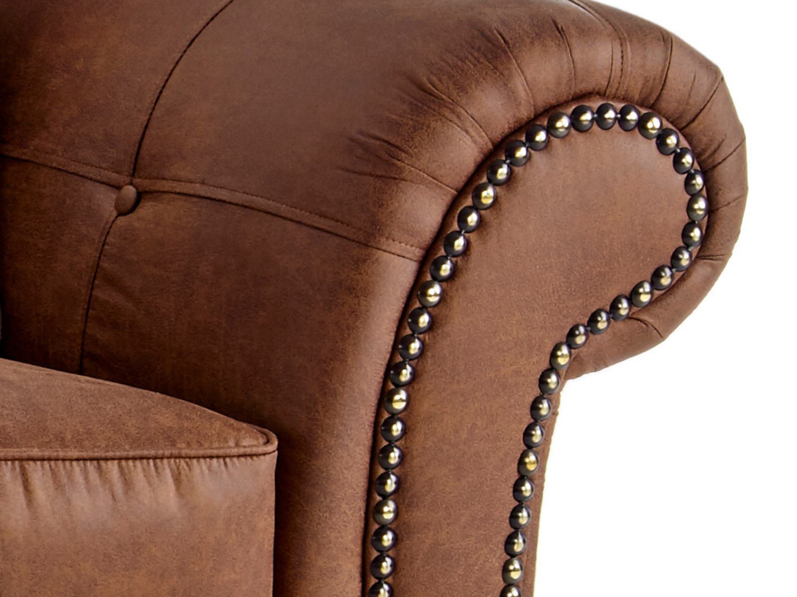 Oakland Suede Leather Corner Sofa