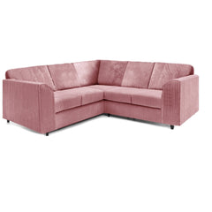 Hannah Jumbo Cord Full Back 2c2 Corner Sofa Pink