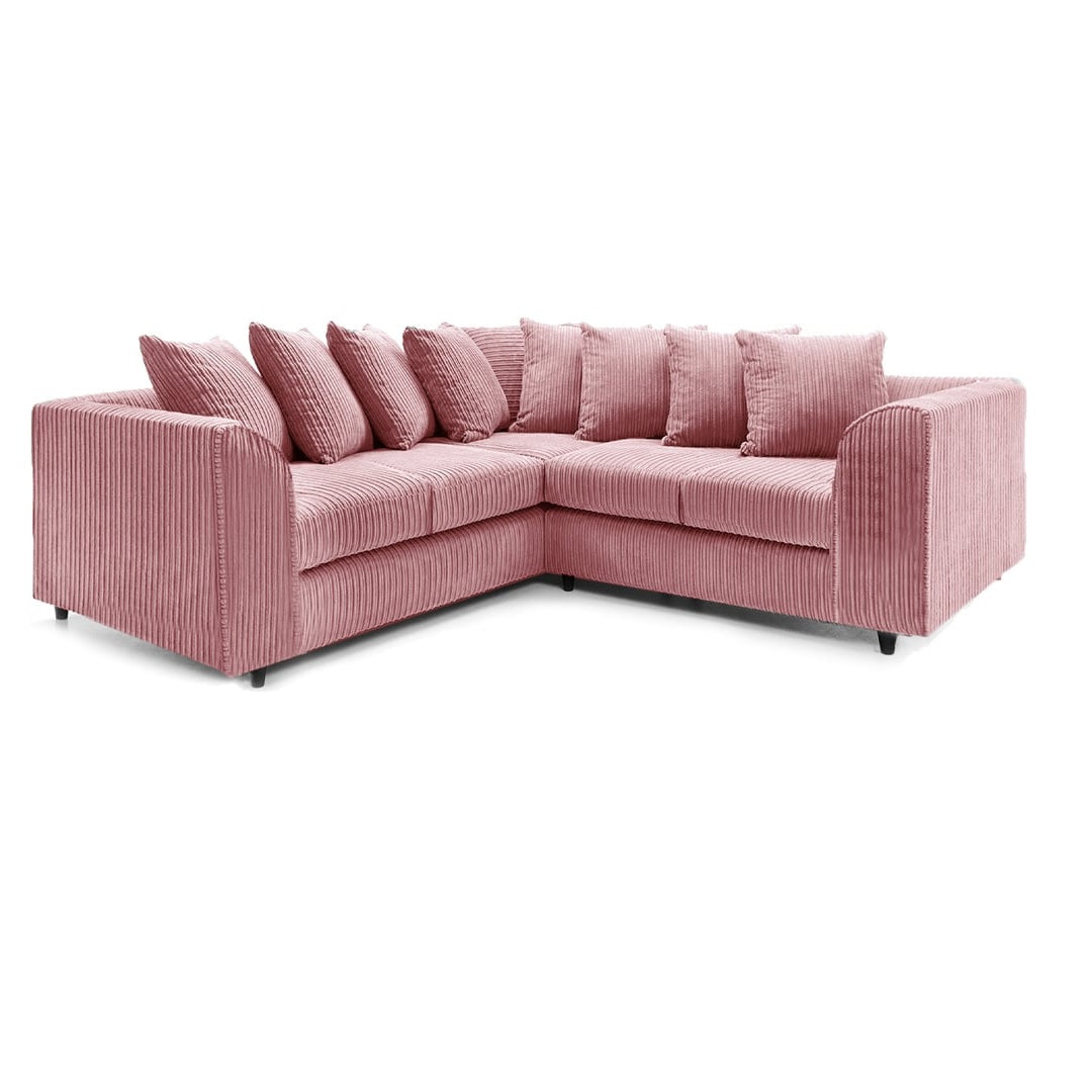 Hannah Jumbo Cord Scatter Back 2c2 Corner Sofa