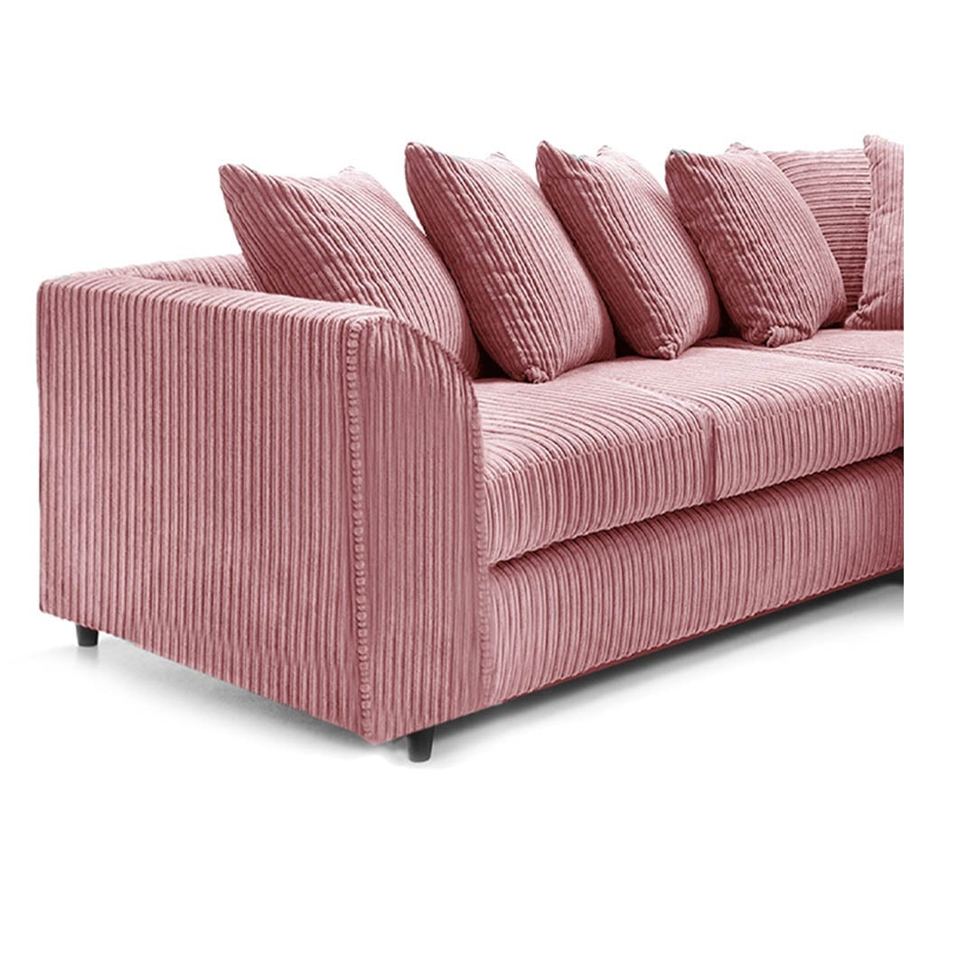 Hannah Jumbo Cord Scatter Back 2c2 Corner Sofa