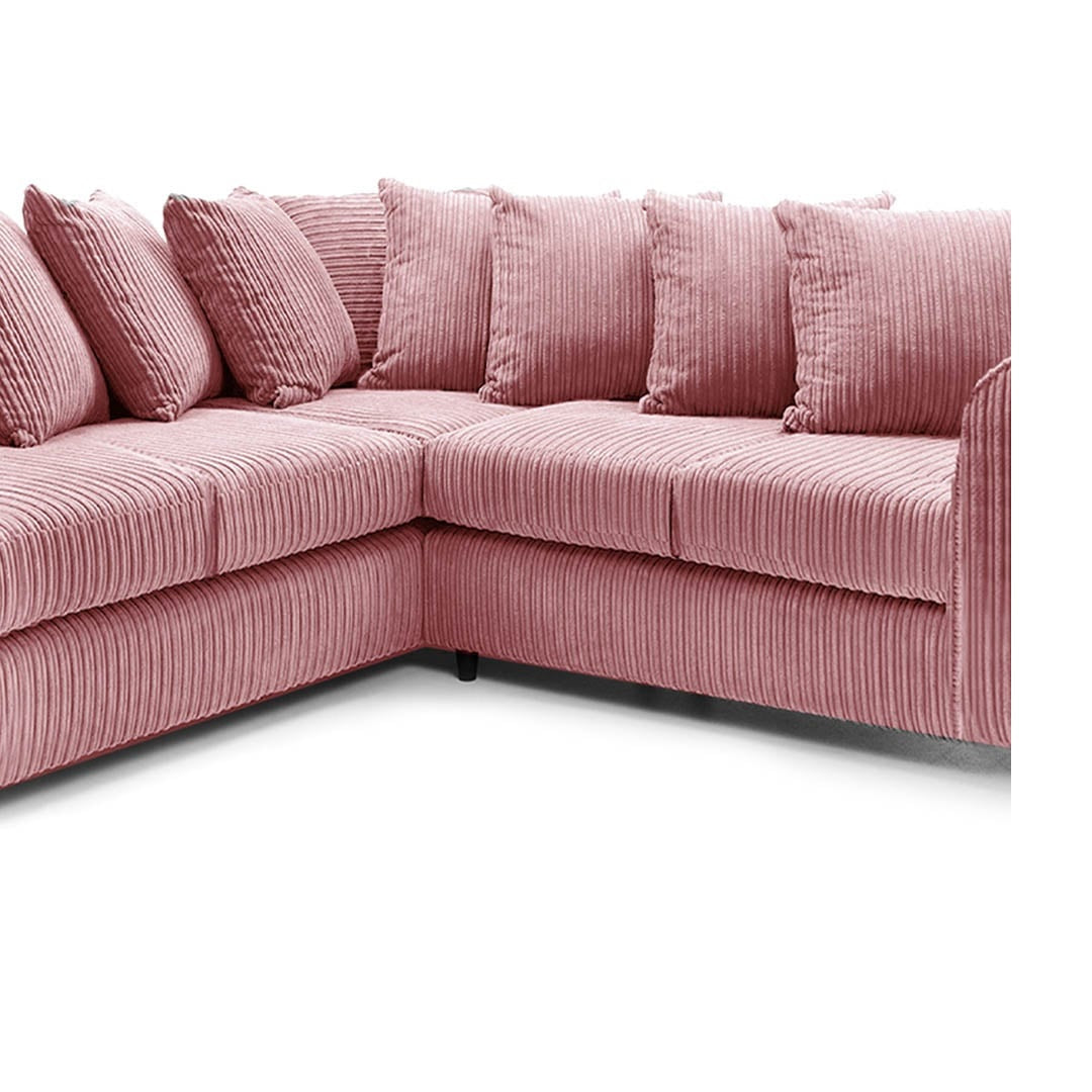 Hannah Jumbo Cord Scatter Back 2c2 Corner Sofa