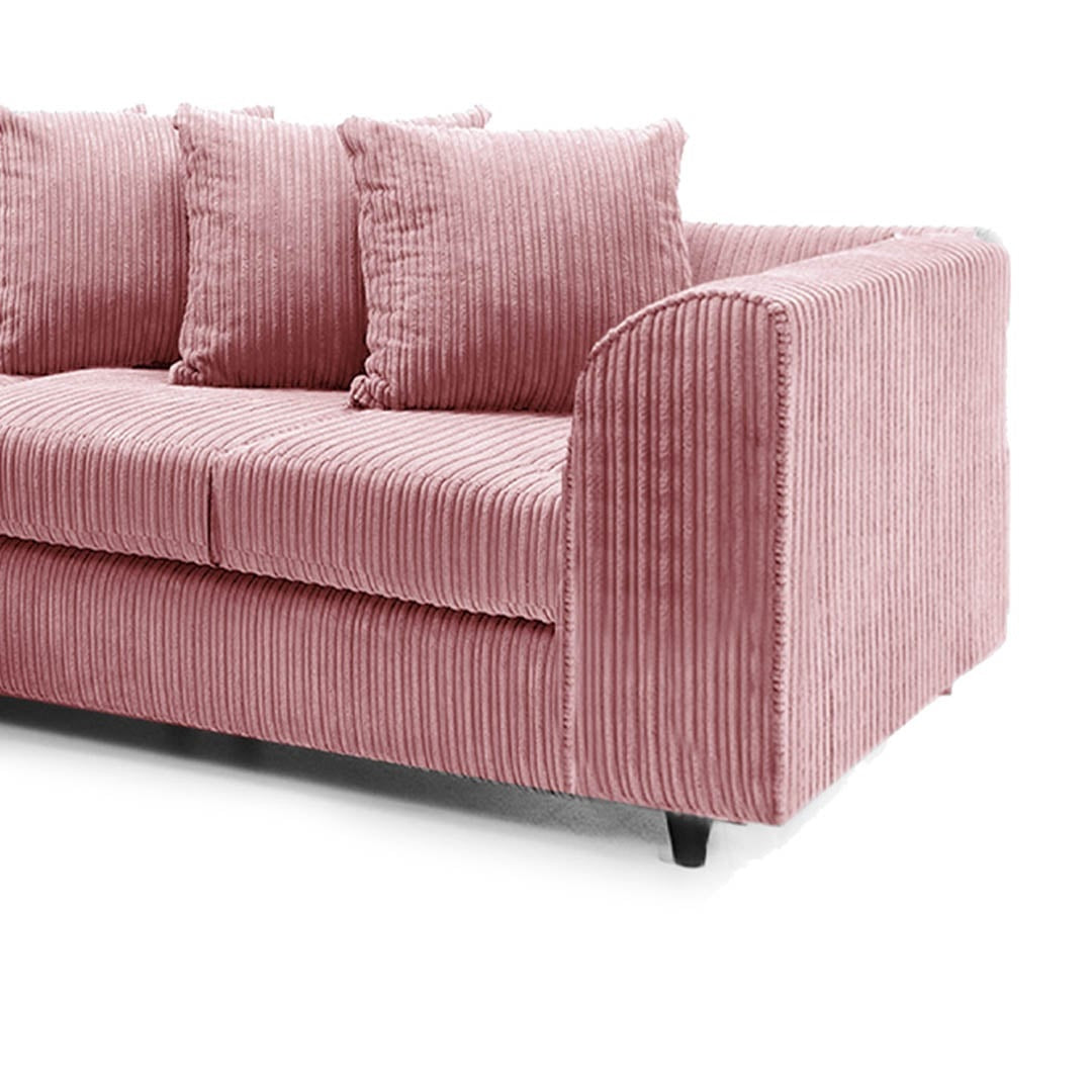 Hannah Jumbo Cord Scatter Back 2c2 Corner Sofa