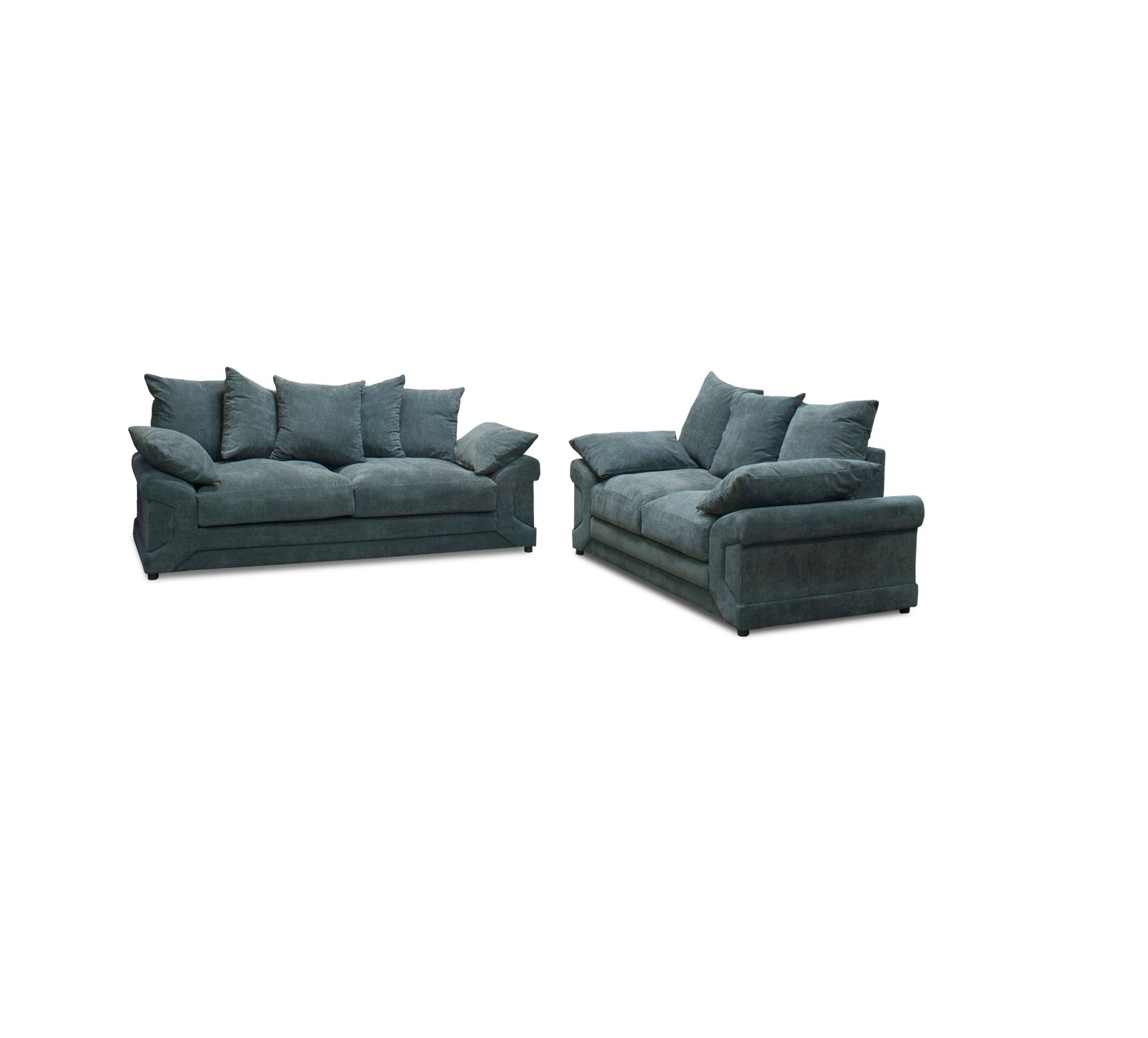 Rio Fernando 3Seater & 2 Seater Sofa Set Grey