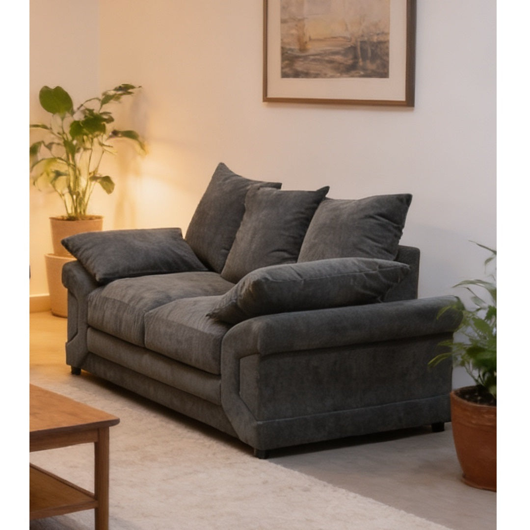 Rio Fernando 3Seater & 2 Seater Sofa Set Grey