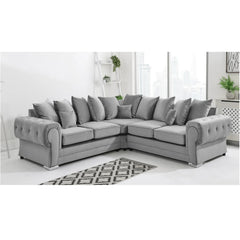 Verona Scatter Back Plush Velvet 2c2 Corner Sofa