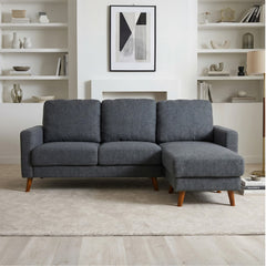 VENICE Universal L Shaped Corner Sofa Grey