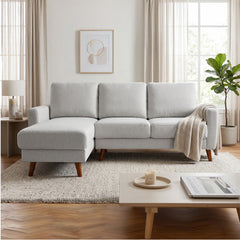 VENICE Universal L Shaped Corner Sofa Beige