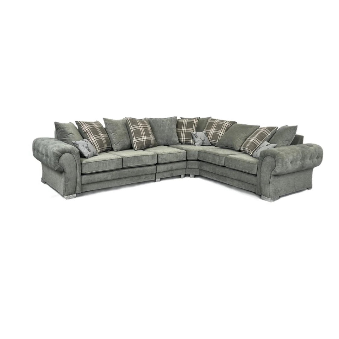 Verona Scatter Back L Shape 6 Seater Sofa