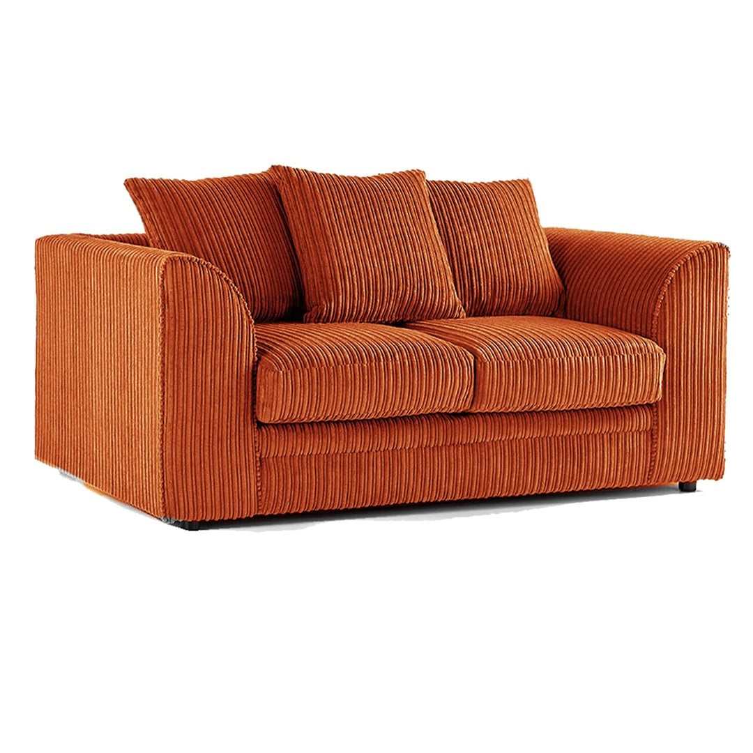 Hannah Jumbo Cord Scatter Back 2 Seater Sofa