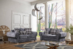 Verona 3 Seater +2 Seater Scatter Back Fabric Sofa Set