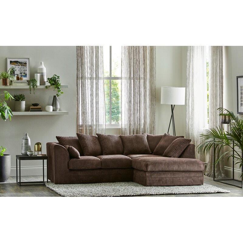 Hannah Jumbo Cord Corner Sofa