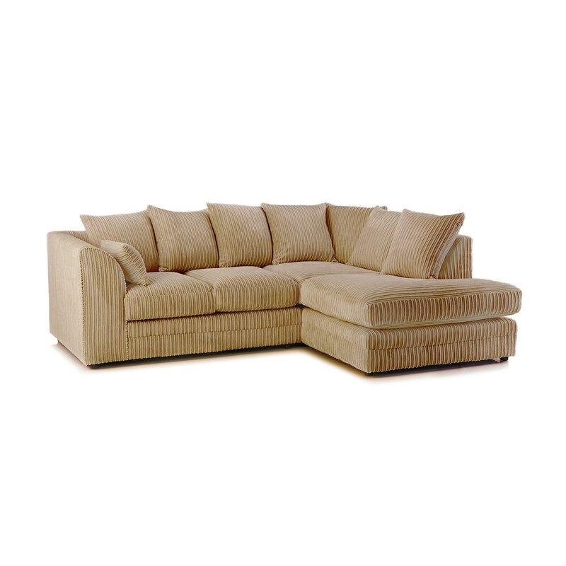 Hannah Jumbo Cord Corner Sofa