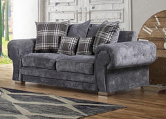 Verona 3 Seater +2 Seater Scatter Back Fabric Sofa Set